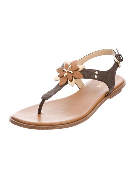 michael kors floral sandals